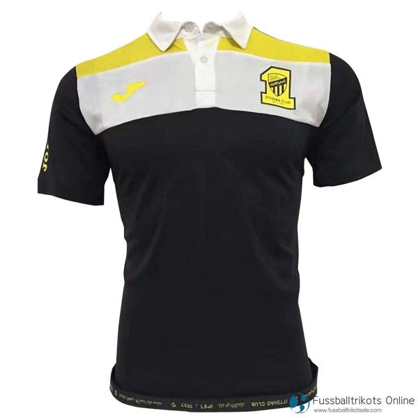 Ittihad Polo 2017-18 Schwarz Fussballtrikots Günstig